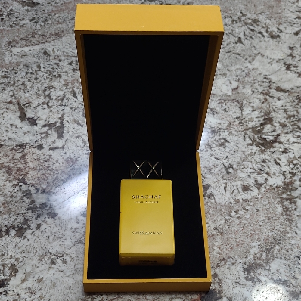 Vanilla Toffee by Arabic Perfume - Yellow Bath & Body Fragrance